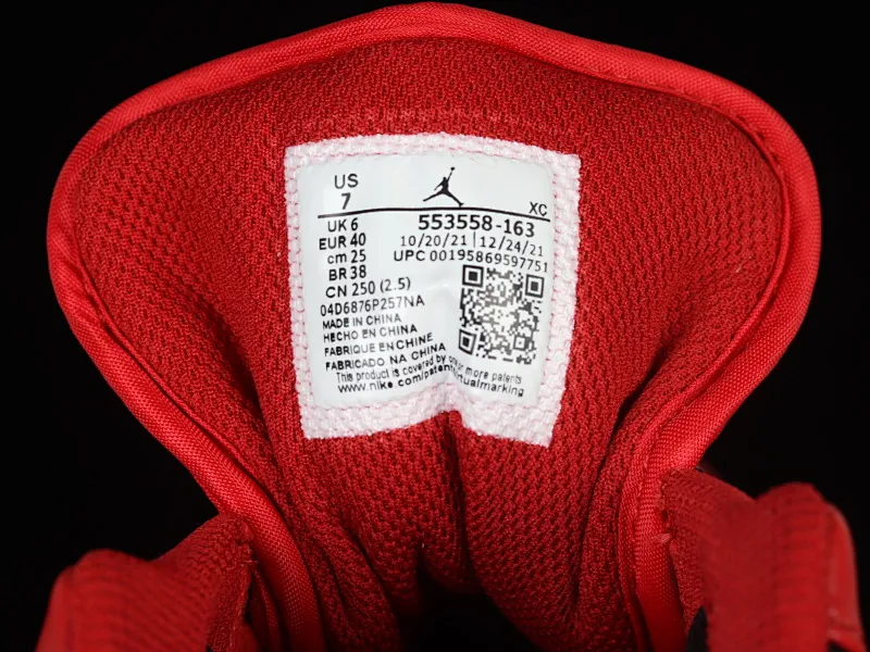 All categories Air Jordan Jordan series basketball shoes Air Jordan 1 Low Z version Air Jordan 1 Low AJ1 Joe 1 red, white and black Sports culture basketball shoes 553558-163